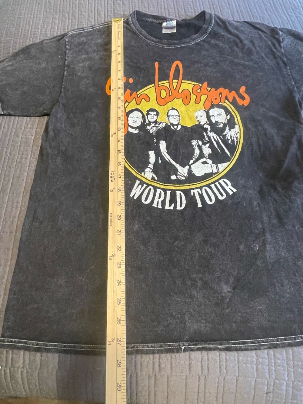 Gin Blossoms Black World Tour T-Shirt Unisex Size Large - Picture 5 of 7